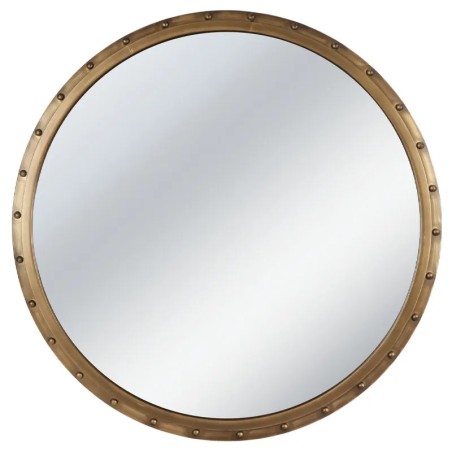 ΚΑΘΡΕΦΤΗΣ ΤΟΙΧΟΥ ΧΡΥΣΟ ΣΤΡΟΓΓΥΛΟΣ ΦΙΝΙΣΤΡΙΝΙ - Φ80x2cm 1/ΚΙΒ – Δημιουργεί αίσθηση πολυτέλειας χωρίς κόπο | iroots.gr