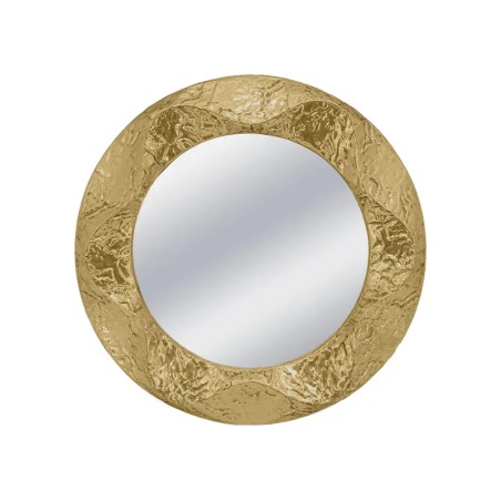 ΜΕΤΑΛΛΙΚΟΣ ΚΑΘΡΕΦΤΗΣ ΤΟΙΧΟΥ ΧΡΥΣΟ ΚΥΚΛΟΣ/ΣΦΥΡΗΛΑΤΟΣ - Φ60x5.5cm 1/KIB