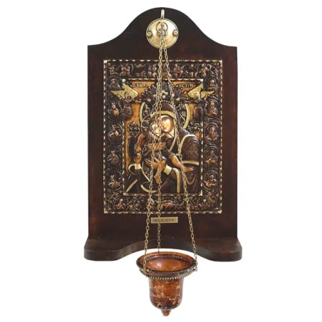 ΕΙΚΟΝΟΣΤΑΣΙ ΜΕ ΑΛΥΣΙΔΑ/ΚΡΕΜΑΣΤΟ ΓΥΑΛΙ ΑΞΙΟΝ ΕΣΤΙ - 27.5x46.5cm – Ταιριάζει σε κάθε μοντέρνο ή επαγγελματικό χώρο | iroots.gr