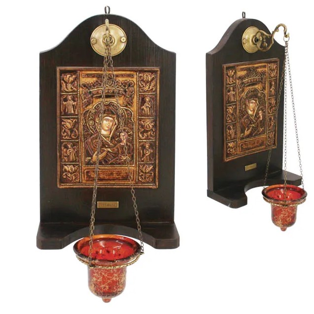 ΕΙΚΟΝΟΣΤΑΣΙ ME ΑΛΥΣΙΔΑ/ΚΡΕΜΑΣΤΟ ΓΥΑΛΙ ΠΑΝΑΓΙΑ ΣΟΥΜΕΛΑ 24x40cm – Προσφέρει μοναδική αισθητική | iroots.gr