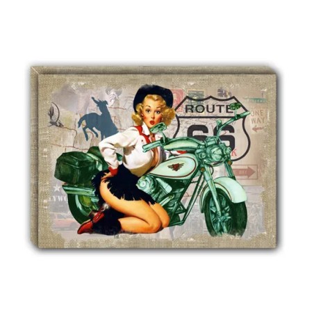 ΚΑΔΡΑΚΙ ΕΚΤΥΠΩΣΗ ΣΕ ΚΑΜΒΑ - ΚΟΠΕΛΑ ΣΕ ΜΟΤΟΣΙΚΛΕΤΑ 40.6x55.8x2.5cm – Δίνει premium χαρακτήρα στο περιβάλλον | iroots.gr