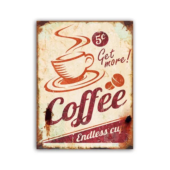 ΜΕΤΑΛΛΙΚΟ ΚΑΔΡΟ - ΚΑΦΕΣ 30x40cm – Δημιουργεί αίσθηση πολυτέλειας χωρίς κόπο | iroots.gr