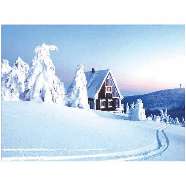 ΓΥΑΛΙΝΟ ΚΑΔΡΑΚΙ - ΧΙΟΝΙΣΜΕΝΟ ΣΠΙΤΙ 35x26cm 12/ΚΙΒ – Αναβαθμίζει άμεσα τον χώρο σου | iroots.gr