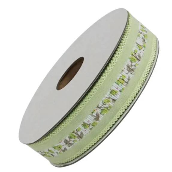 ΚΟΡΔΕΛΑ ΟΡΓΑΝΤΖΑ ΛΑΧΑΝΙ ΜΕ ΓΚΡΟ ΛΟΥΛΟΥΔΙΑ ΠΛΑΤΟΣ 2.5cm ΜΗΚΟΣ 25yd – Προσφέρει μοναδική αισθητική | iroots.gr