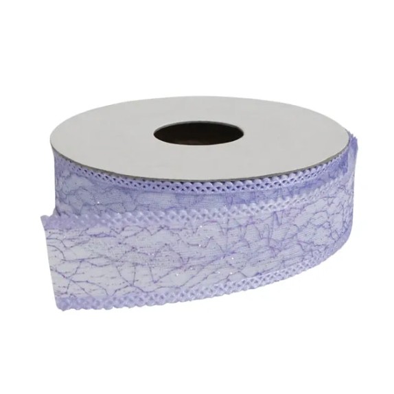 ΚΟΡΔΕΛΑ ΟΡΓΑΝΤΖΑ ΜΩΒ ΜΕ ΑΡΑΧΝΗ ΠΛ.2.5cm M.10yd – Ταιριάζει σε κάθε μοντέρνο ή επαγγελματικό χώρο | iroots.gr