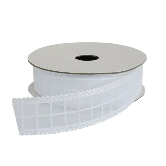 ΚΟΡΔΕΛΑ ΟΡΓΑΝΤΖΑ ΜΕ ΚΑΡΩ ΛΕΥΚΟ ΠΛ.2.5cm Μ.10yd – Ταιριάζει σε κάθε μοντέρνο ή επαγγελματικό χώρο | iroots.gr