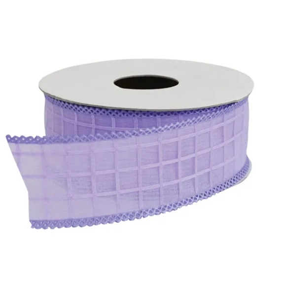 ΚΟΡΔΕΛΑ ΟΡΓΑΝΤΖΑ ΜΕ ΚΑΡΩ ΜΩΒ ΠΛ.3.8cm M.10yd – Ταιριάζει σε κάθε μοντέρνο ή επαγγελματικό χώρο | iroots.gr