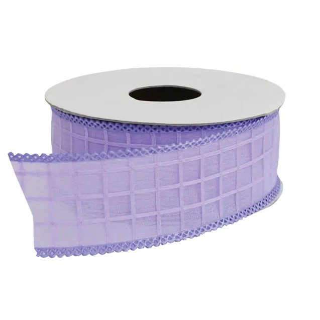 ΚΟΡΔΕΛΑ ΟΡΓΑΝΤΖΑ ΜΕ ΚΑΡΩ ΜΩΒ ΠΛ.3.8cm M.10yd – Ταιριάζει σε κάθε μοντέρνο ή επαγγελματικό χώρο | iroots.gr