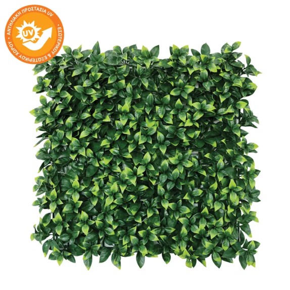 ΠΛΑΚΑΚΙ ΓΚΑΖΟΝ ΦΥΛΛΟ ΠΡΑΣΙΝΟ ΔΙΧΡΩΜΟ - 50x50cm 12/ΚΙΒ – Δίνει premium χαρακτήρα στο περιβάλλον | iroots.gr