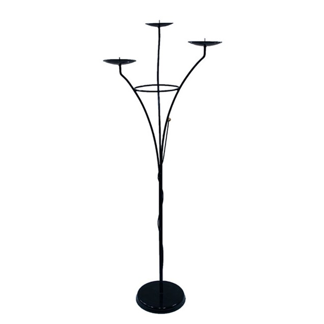 ΜΕΤΑΛΛΙΚΗ ΒΑΣΗ ΕΚΔΗΛΩΣΕΩΝ ΜΑΥΡΗ - Υ155cm – Δίνει premium χαρακτήρα στο περιβάλλον | iroots.gr