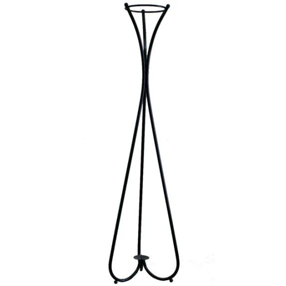 ΜΕΤΑΛΛΙΚΗ ΒΑΣΗ ΕΚΔΗΛΩΣΕΩΝ ΚΑΡΔΙΑ-ΣΤΕΦΑΝΙ ΜΑΥΡΗ - 160cm – Αναβαθμίζει άμεσα τον χώρο σου | iroots.gr