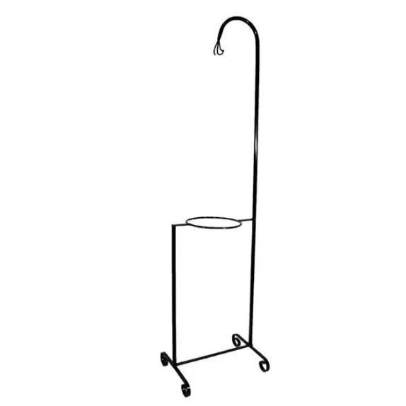 ΜΕΤΑΛΛΙΚΗ ΒΑΣΗ ΕΚΔΗΛΩΣΕΩΝ ΜΑΥΡΗ 40x150cm – Δίνει premium χαρακτήρα στο περιβάλλον | iroots.gr