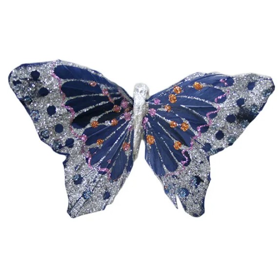 ΔΙΑΚΟΣΜΗΤΙΚΗ ΠΕΤΑΛΟΥΔΑ ΣΕΤ/6 ΜΠΛΕ - 18x11cm – Δίνει premium χαρακτήρα στο περιβάλλον | iroots.gr