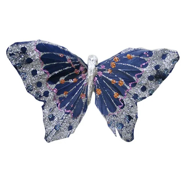 ΔΙΑΚΟΣΜΗΤΙΚΗ ΠΕΤΑΛΟΥΔΑ ΣΕΤ/6 ΜΠΛΕ - 18x11cm – Δίνει premium χαρακτήρα στο περιβάλλον | iroots.gr