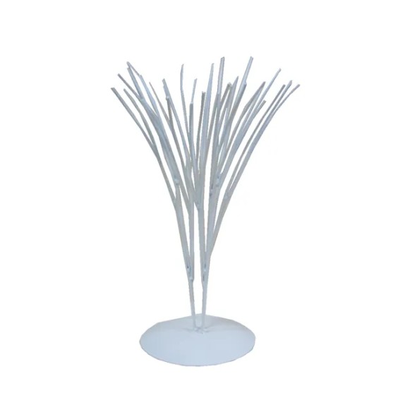 ΕΠΙΤΡΑΠΕΖΙΑ ΜΕΤΑΛΛΙΚΗ ΒΑΣΗ ΔΕΝΤΡΑΚΙ ΛΕΥΚΗ - Υ48cm – Ταιριάζει σε κάθε μοντέρνο ή επαγγελματικό χώρο | iroots.gr