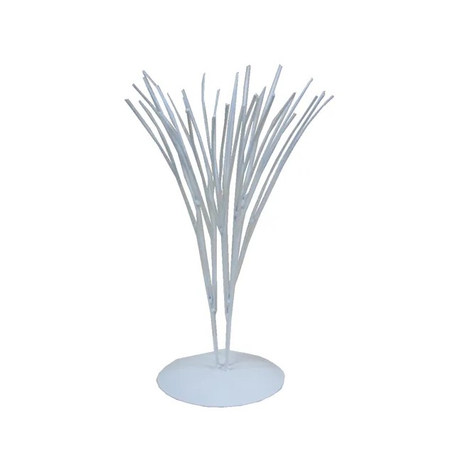 ΕΠΙΤΡΑΠΕΖΙΑ ΜΕΤΑΛΛΙΚΗ ΒΑΣΗ ΔΕΝΤΡΑΚΙ ΛΕΥΚΗ - Υ48cm – Ταιριάζει σε κάθε μοντέρνο ή επαγγελματικό χώρο | iroots.gr