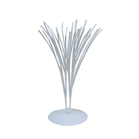 ΕΠΙΤΡΑΠΕΖΙΑ ΜΕΤΑΛΛΙΚΗ ΒΑΣΗ ΔΕΝΤΡΑΚΙ ΛΕΥΚΗ - Υ48cm – Ταιριάζει σε κάθε μοντέρνο ή επαγγελματικό χώρο | iroots.gr