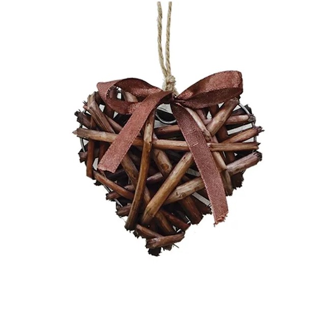 ΔΙΑΚΟΣΜΗΤΙΚΟ ΚΡΕΜΑΣΤΟ ΨΑΘΙΝΗ ΚΑΡΔΙΑ ΛΑΦΕ 10x10cm – Ταιριάζει σε κάθε μοντέρνο ή επαγγελματικό χώρο | iroots.gr