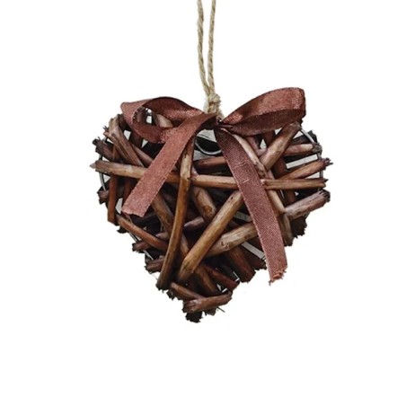 ΔΙΑΚΟΣΜΗΤΙΚΟ ΚΡΕΜΑΣΤΟ ΨΑΘΙΝΗ ΚΑΡΔΙΑ ΛΑΦΕ 10x10cm – Ταιριάζει σε κάθε μοντέρνο ή επαγγελματικό χώρο | iroots.gr