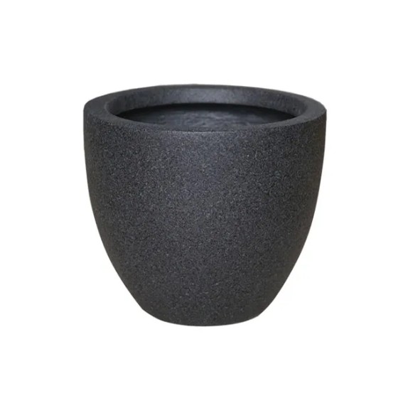 ΚΑΣΠΩ FIBERCLAY ΑΝΘΡΑΚΙ ΓΡΑΝΙΤΗ ΣΤΡΟΓΓΥΛΟ ΓΙΓΑΣ Φ55x46cm – Δημιουργεί αίσθηση πολυτέλειας χωρίς κόπο | iroots.gr