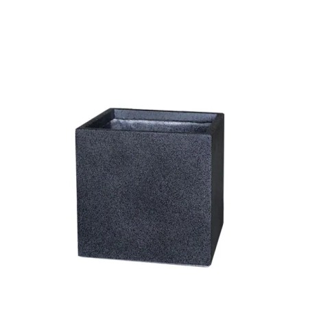 ΚΑΣΠΩ FIBER CLAY ΑΝΘΡΑΚΙ ΓΡΑΝΙΤΗ ΤΕΤΡΑΓΩΝΟ MEΓΑΛΟ 50x50x50cm – Ταιριάζει σε κάθε μοντέρνο ή επαγγελματικό χώρο | iroots.gr