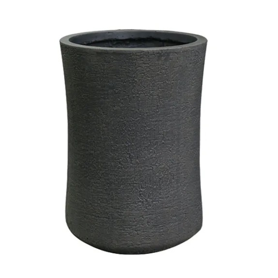 ΚΑΣΠΩ FIBER CLAY ΑΝΘΡΑΚΙ KAMΠΥΛΗ ΜΕΓΑΛΟ Φ55x77cm – Ταιριάζει σε κάθε μοντέρνο ή επαγγελματικό χώρο | iroots.gr