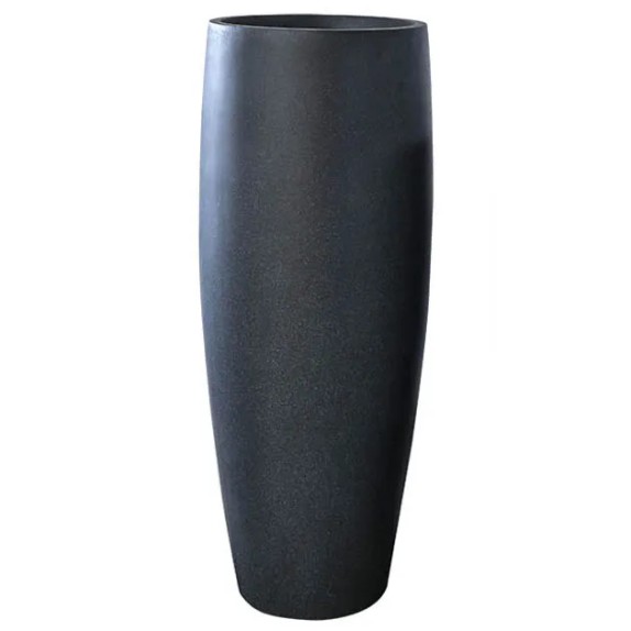 ΚΑΣΠΩ FIBER CLAY ΑΝΘΡΑΚΙ ΓΡΑΝΙΤΗ ΨΗΛΟ ΛΕΠΤΟ ΣΤΡΟΓΓΥΛΟ ΜΕΓΑΛΟ - Φ47x120cm – Ταιριάζει σε κάθε μοντέρνο ή επαγγελματικό χώρο | iro