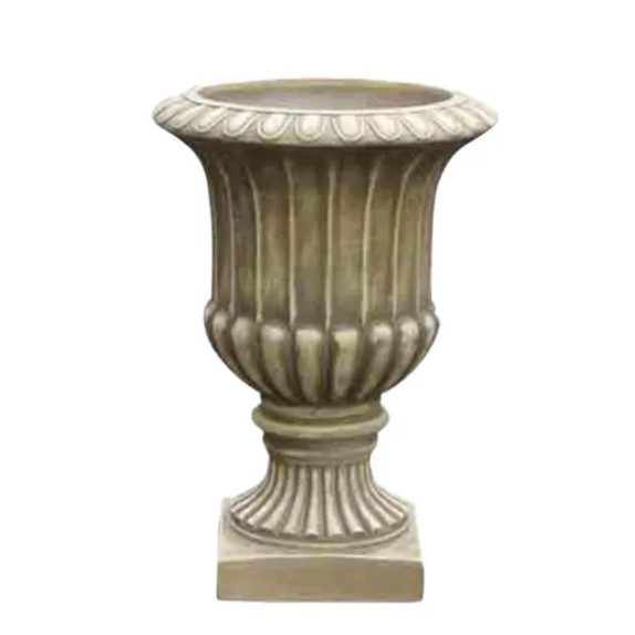 ΚΑΣΠΩ FIBER CLAY ΑΜΦΟΡΕΑΣ ΜΠΕΖ ΠΑΛΑΙΩΜΕΝΟ - Φ49x71cm – Ταιριάζει σε κάθε μοντέρνο ή επαγγελματικό χώρο | iroots.gr