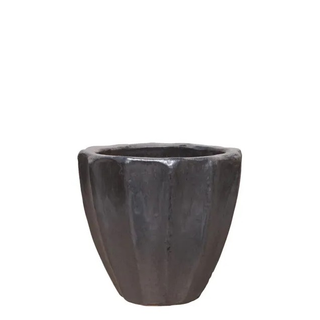 ΠΙΘΑΡΙ-ΚΑΣΠΩ ΜΑΥΡΟ ΜΑΤ ΠΟΛΥΓΩΝΟ ΜΙΚΡΟ Φ28x25cm 6/ΠΑΛΕΤΑ