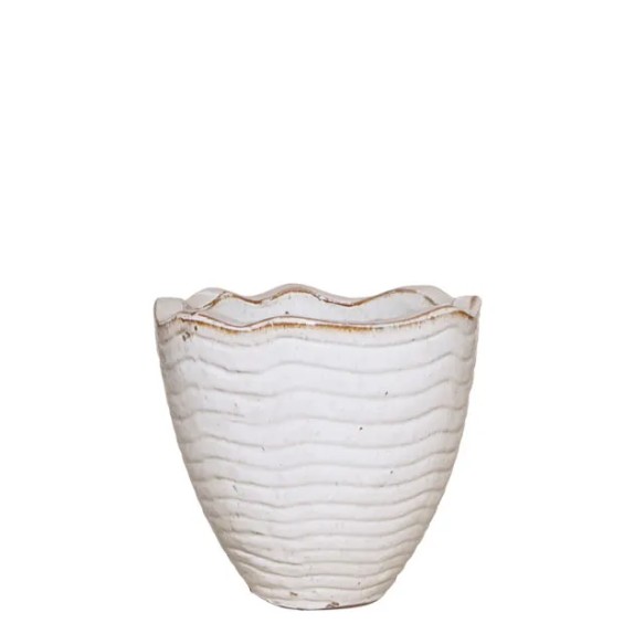 ΠΙΘΑΡΙ-ΚΑΣΠΩ ΛΕΥΚΟ/ΚΕΡΑΜΙΔΙ ΣΤΡΟΓΓΥΛΟ ΜΙΚΡΟ ΚΥΜΑΤΑ Φ30x30cm 6/ΠΑΛΕΤA – Αναβαθμίζει άμεσα τον χώρο σου | iroots.gr