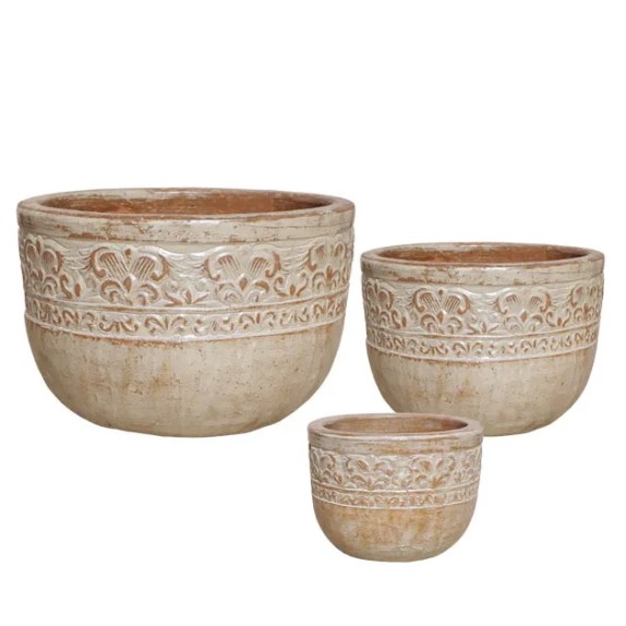 ΠΙΘΑΡΙA-ΚΑΣΠΩ MΠΩΛ ΕΚΡΟΥ ΠΑΛΑΙΩΜΕΝΟ ΣΕΤ/3 ΣΤΡΟΓΓΥΛΟ ΜΠΟΡΝΤΟΥΡΑ L:54x36, M:42x29, S:35x25cm 6/ΠΑΛΕΤA – Δίνει premium χαρακτήρα στ