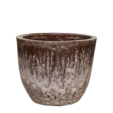 ΠΙΘΑΡΙ-ΚΑΣΠΩ ΚΑΦΕ ΑΝΤΙΚΕ ΓΥΑΛΙΣΤΕΡΟ ΜΕΓΑΛΟ ΣΤΡΟΓΓΥΛΟ Φ37x33cm 6/ΠΑΛΕΤΑ – Ταιριάζει σε κάθε μοντέρνο ή επαγγελματικό χώρο | iroot