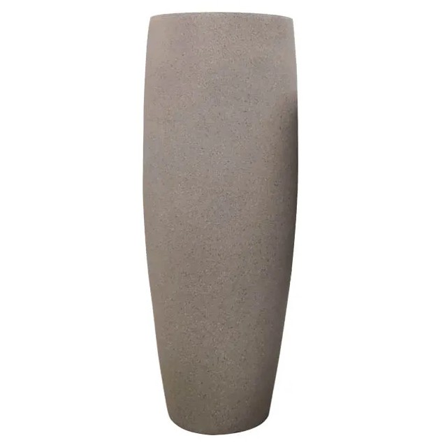 ΚΑΣΠΩ FIBER CLAY ΜΟΚΚΑ-ΜΠΕΖ ΓΡΑΝΙΤΗ ΨΗΛΟ ΛΕΠΤΟ ΣΤΡΟΓΓΥΛΟ ΜΕΓΑΛΟ - Φ47x120cm