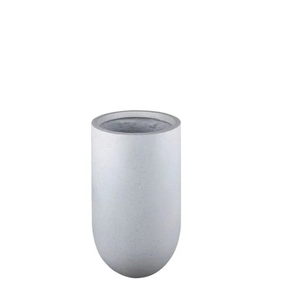 ΚΑΣΠΩ FIBER CLAY ΛΕΥΚΟ-ΓΡΑΝΙΤΗ ΨΗΛΟ ΣΤΡΟΓΓΥΛΟ ΜΙΚΡΟ Φ26x45cm – Δίνει premium χαρακτήρα στο περιβάλλον | iroots.gr