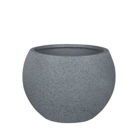 ΚΑΣΠΩ FIBER CLAY ΓΚΡΙ ΓΡΑΝΙΤΗ ΜΠΑΛΑ ΜΕΓΑΛΟ Φ55x37cm – Ταιριάζει σε κάθε μοντέρνο ή επαγγελματικό χώρο | iroots.gr