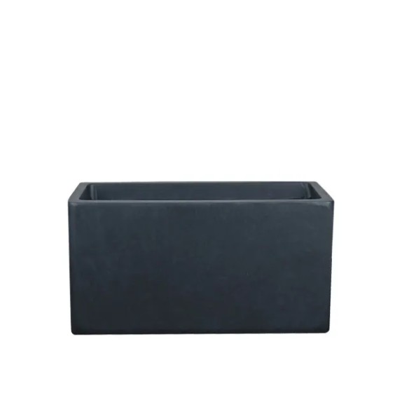 ΖΑΡΝΤΙΝΙΕΡΑ FIBER CLAΥ ΑΝΘΡΑΚΙ ΟΡΘΟΓΩΝΙΟ ΜΙΚΡΟ 80x20x38cm – Αναβαθμίζει άμεσα τον χώρο σου | iroots.gr