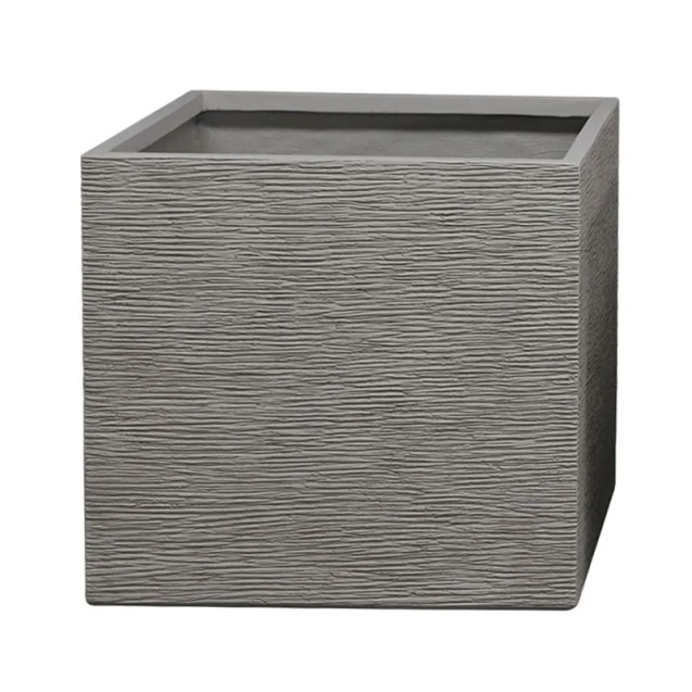 ΚΑΣΠΩ FIBERCLAY ΜΕΓΑΛΟ ΜΠΕΖ ΤΕΤΡΑΓΩΝΟ-ΓΡΑΜMΩΤΟ - 54x54x50cm – Ταιριάζει σε κάθε μοντέρνο ή επαγγελματικό χώρο | iroots.gr