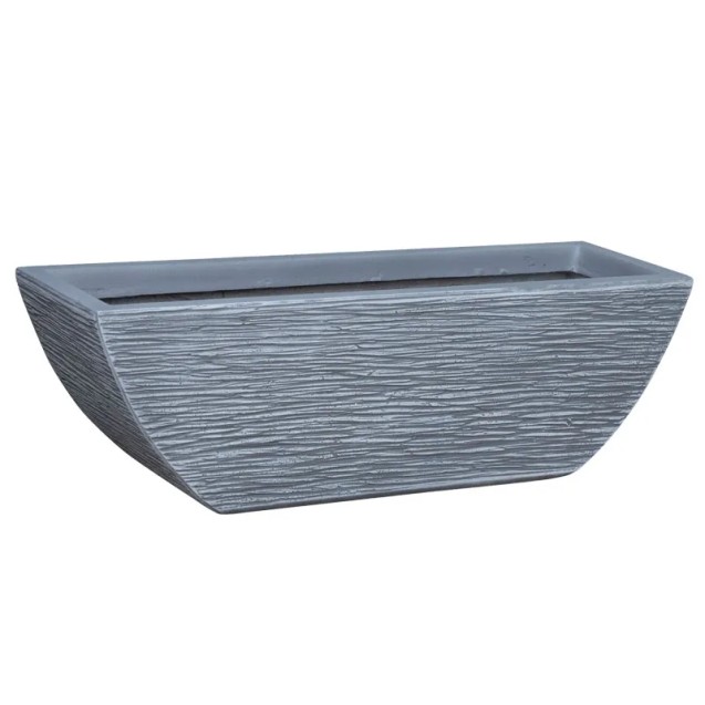 ΚΑΣΠΩ FIBERCLAY ΜΕΓΑΛΟ ΓΚΡΙ ΑΝΟΙΧΤΟ ΖΑΡΝΤΙΝΙΕΡΑ-ΓΡΑΜΜΩΣΕΙΣ - 80x30x27cm – Αναβαθμίζει άμεσα τον χώρο σου | iroots.gr