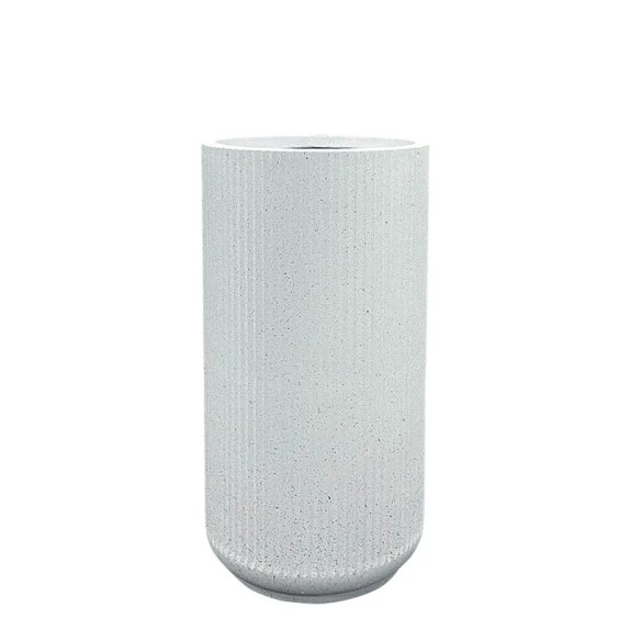 ΚΑΣΠΩ FIBERCLAY ΛΕΥΚΟ ΓΡΑΝΙΤΗ ΚΟΛΩΝΑ ΜΕΣΑΙΟ - Φ33x63cm – Ταιριάζει σε κάθε μοντέρνο ή επαγγελματικό χώρο | iroots.gr