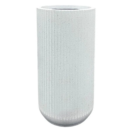 ΚΑΣΠΩ FIBERCLAY ΛΕΥΚΟ ΓΡΑΝΙΤΗ ΚΟΛΩΝΑ ΜΕΓΑΛΟ - Φ41x78cm – Δημιουργεί αίσθηση πολυτέλειας χωρίς κόπο | iroots.gr