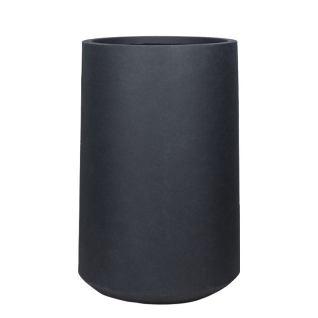 ΚΑΣΠΩ FIBERCLAY ΜΕΓΑΛΟ ΑΝΘΡΑΚΙ ΒΑΡΕΛΙ - Φ52x78cm – Προσφέρει μοναδική αισθητική | iroots.gr