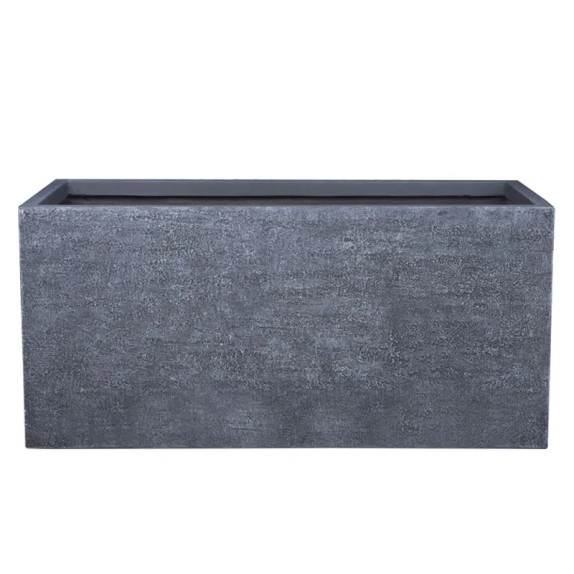 ΚΑΣΠΩ FIBERCLAY ΓΙΓΑΣ ΓΚΡΙ ΖΑΡΝΤΙΝΙΕΡΑ ΟΡΘΟΓΩΝΙΟ - 100x47x47cm – Αναβαθμίζει άμεσα τον χώρο σου | iroots.gr