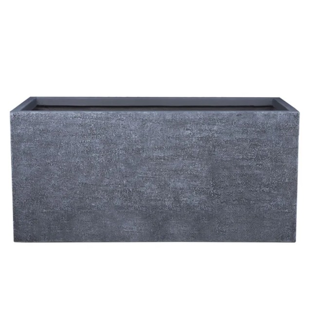 ΚΑΣΠΩ FIBERCLAY ΓΙΓΑΣ ΓΚΡΙ ΖΑΡΝΤΙΝΙΕΡΑ ΟΡΘΟΓΩΝΙΟ - 100x47x47cm – Αναβαθμίζει άμεσα τον χώρο σου | iroots.gr