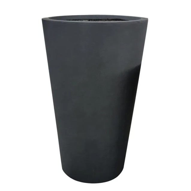 ΚΑΣΠΩ FIBERCLAY ΑΝΘΡΑΚΙ ΜΑΡΜΑΡΟ ΚΩΝΟΣ ΜΕΓΑΛΟ - Φ51x80cm – Δίνει premium χαρακτήρα στο περιβάλλον | iroots.gr