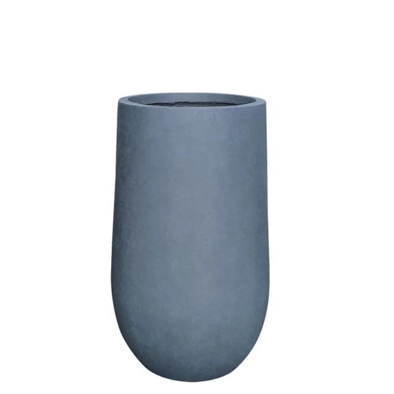 ΚΑΣΠΩ FIBER CLAY ΑΝΟΙΧΤΟ ΓΚΡΙ ΜΑΡΜΑΡΟ-ΒΑΡΕΛΙ ΜΕΣΑΙΟ - Φ36x60cm – Ταιριάζει σε κάθε μοντέρνο ή επαγγελματικό χώρο | iroots.gr