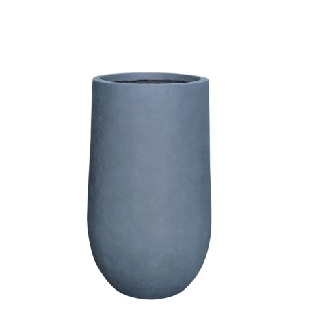 ΚΑΣΠΩ FIBER CLAY ΑΝΟΙΧΤΟ ΓΚΡΙ ΜΑΡΜΑΡΟ-ΒΑΡΕΛΙ ΜΕΣΑΙΟ - Φ36x60cm – Ταιριάζει σε κάθε μοντέρνο ή επαγγελματικό χώρο | iroots.gr