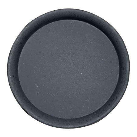 ΠΙΑΤΟ FIBER CLAY ΑΝΘΡΑΚΙ ΓΡΑΝΙΤΗ ΣΤΡΟΓΓΥΛΟ ΓΙΑ ΚΑΣΠΩ - Φ52.5x4.5cm 5/ΚΙΒ – Ταιριάζει σε κάθε μοντέρνο ή επαγγελματικό χώρο | iro