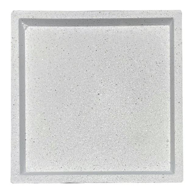 ΠΙΑΤΟ FIBER CLAY ΛΕΥΚΟ ΓΡΑΝΙΤΗ ΤΕΤΡΑΓΩΝΟ ΓΙΑ ΚΑΣΠΩ - 45x45x4cm 5/ΚΙΒ – Αναβαθμίζει άμεσα τον χώρο σου | iroots.gr