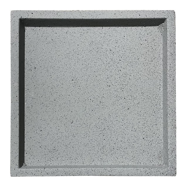 ΠΙΑΤΟ FIBER CLAY ΓΚΡΙ ΓΡΑΝΙΤΗ ΤΕΤΡΑΓΩΝΟ ΓΙΑ ΚΑΣΠΩ - 45x45x4cm 5/ΚΙΒ – Ταιριάζει σε κάθε μοντέρνο ή επαγγελματικό χώρο | iroots.g