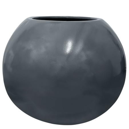 ΚΑΣΠΩ FIBERGLASS ΣΦΑΙΡΑ ΓΥΑΛΙΣΤΕΡΟ ΑΝΘΡΑΚΙ - Φ90x74cm – Αναβαθμίζει άμεσα τον χώρο σου | iroots.gr